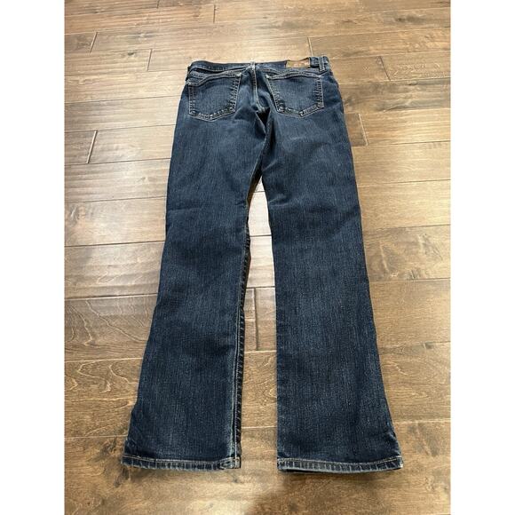 Madewell Mens Blue Dark Wash Straight Denim Jeans Size 33x32 - Picture 3 of 12